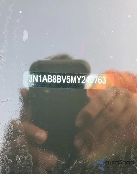 2021 Nissan Sentra S z USA, uszkodzony, nr VIN 3N1AB8BV5MY240763